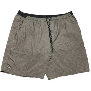 Columbia Shorts XL Gray Zipped Pocket Drawstring Elastic Waist Zipper Lightweigh